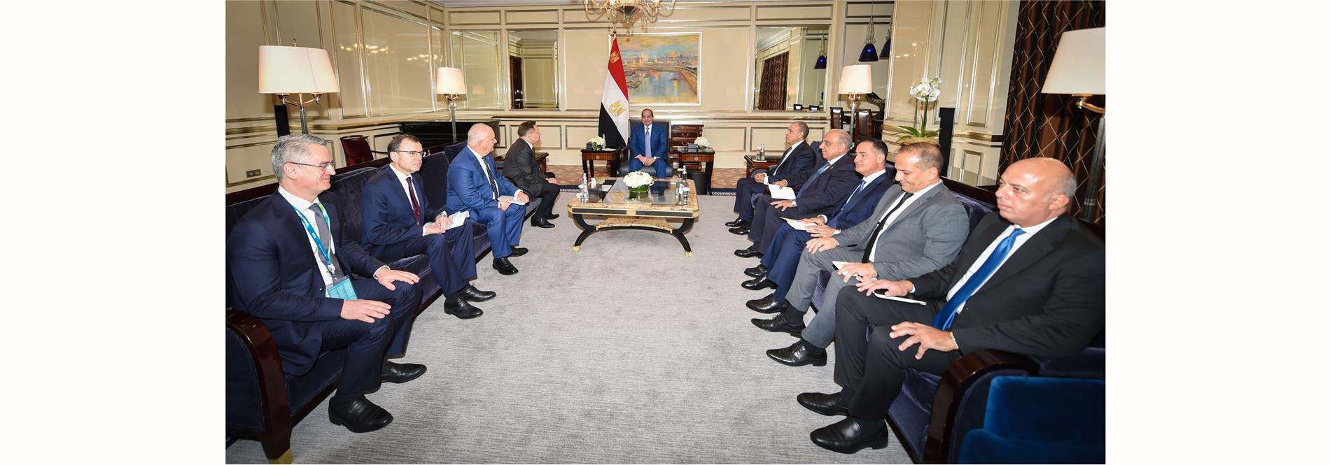 الرئيس عبد الفتاح السيسي يستقبل المدير العام للوكالة الحكومية الروسية للطاقة النووية