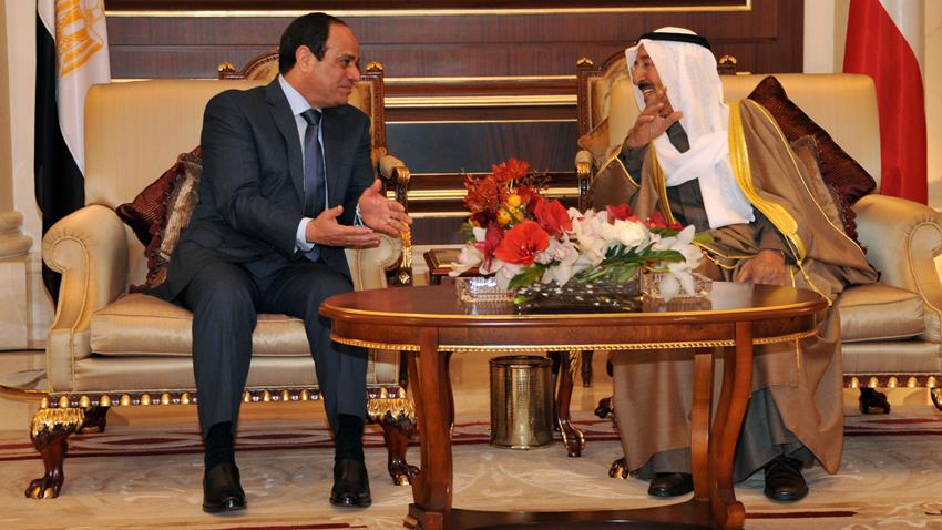 الرئيس عبد الفتاح السيسي يلتقي أمير الكويت الشيخ صباح الأحمد الصباح