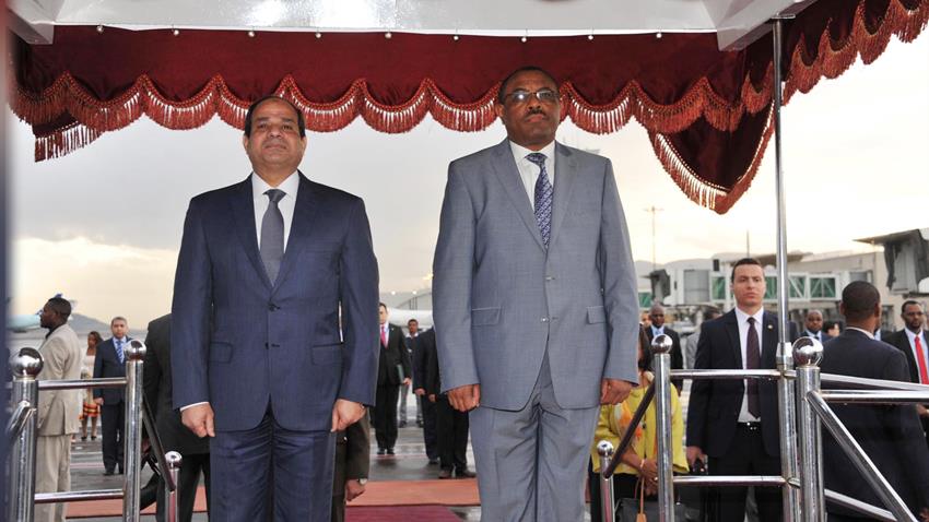 الرئيس عبد الفتاح السيسي يقوم بزيارة رسمية إلى زيارة الخرطوم وأديس أبابا