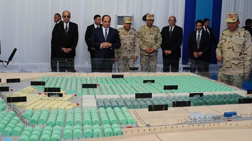 Le projet des serres agricoles à la base militaire de Mohamed Naguib