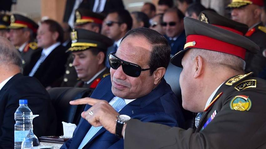 الرئيس عبد الفتاح السيسي يشهد الاحتفال بتخريج الدفعة 152 من معهد ضباط الصف