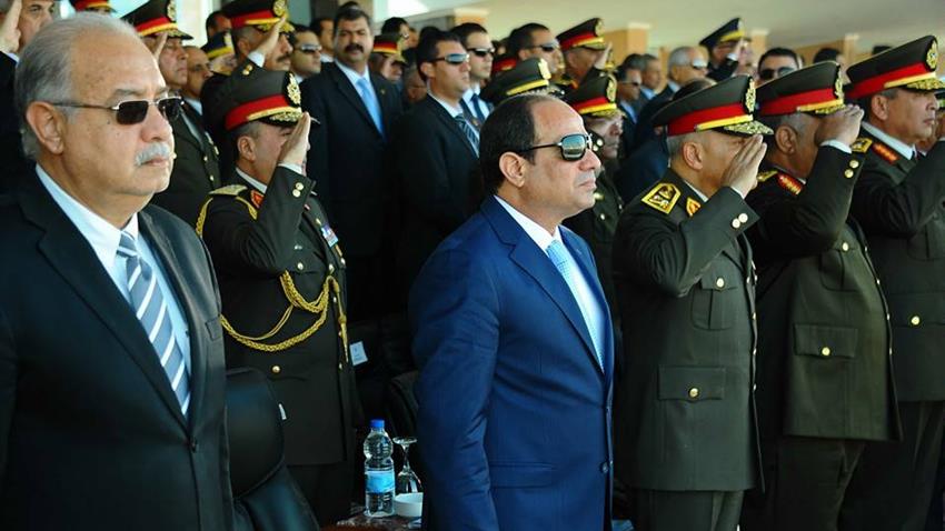 الرئيس عبد الفتاح السيسي يشهد الاحتفال بتخريج الدفعة 152 من معهد ضباط الصف