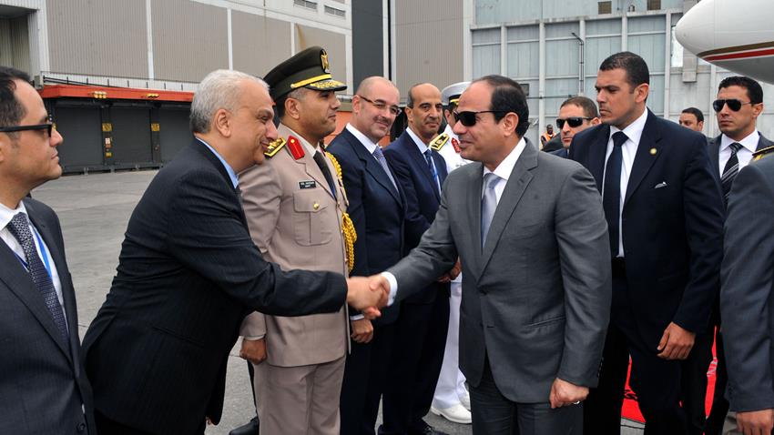 الرئيس عبد الفتاح السيسي يصل إلى نيويورك