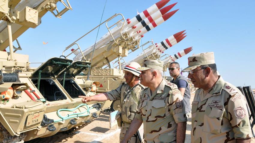 Le développement global des armes de l'armée égyptienne