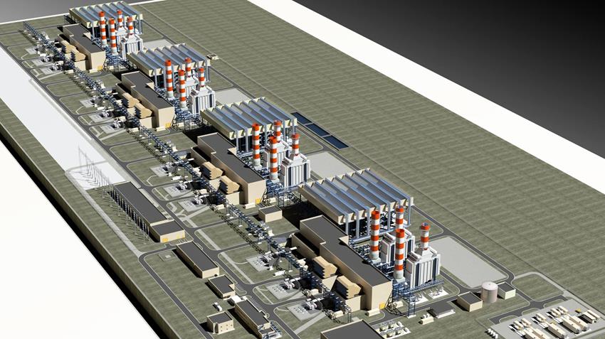 La centrale électrique de la nouvelle capitale administrative