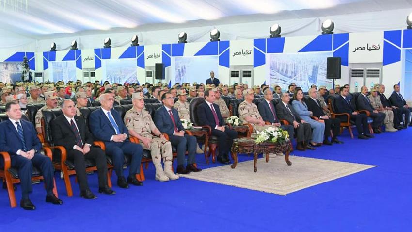 الرئيس عبد الفتاح السيسي يتفقد المشروعات التي تم افتتاحها بالفيديو كونفرنس