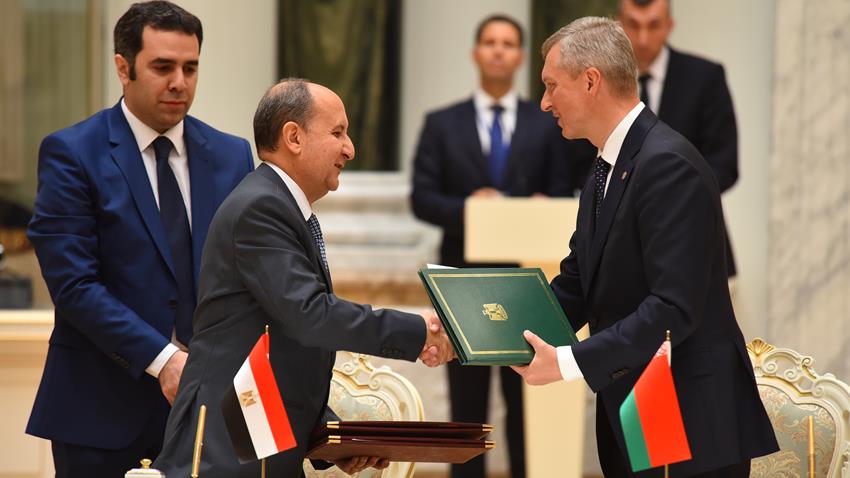 الرئيس عبد الفتاح السيسي يعقد مباحثات على مستوى القمة مع الرئيس البيلاروسي 18/6/2019