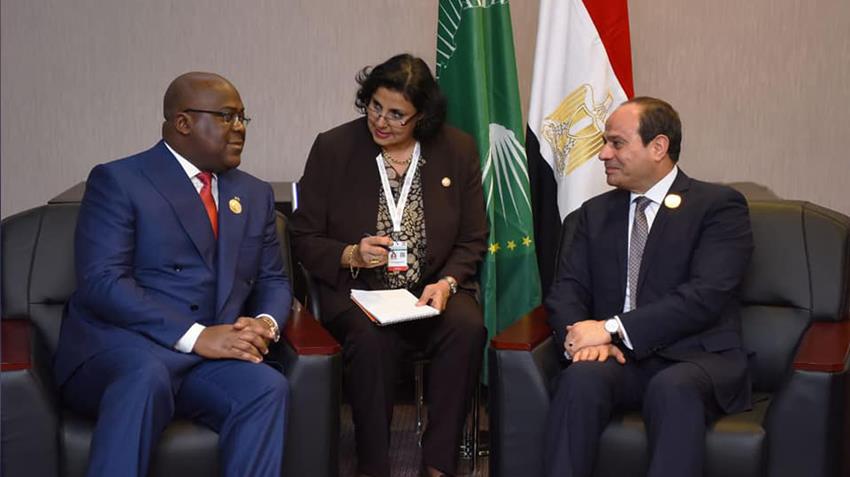 Al-Sissi rencontre le président de la République démocratique du Congo
