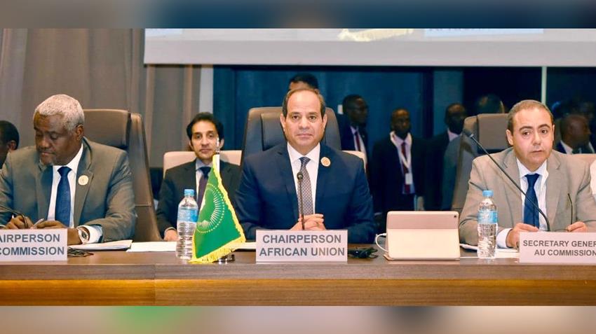 الرئيس عبد الفتاح السيسي يترأس عمال القمة التنسيقية المصغرة الأولى من نوعها للاتحاد الأفريقي 8/07/2019