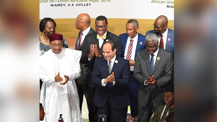 الرئيس عبد الفتاح السيسي يترأس عمال القمة التنسيقية المصغرة الأولى من نوعها للاتحاد الأفريقي 8/07/2019