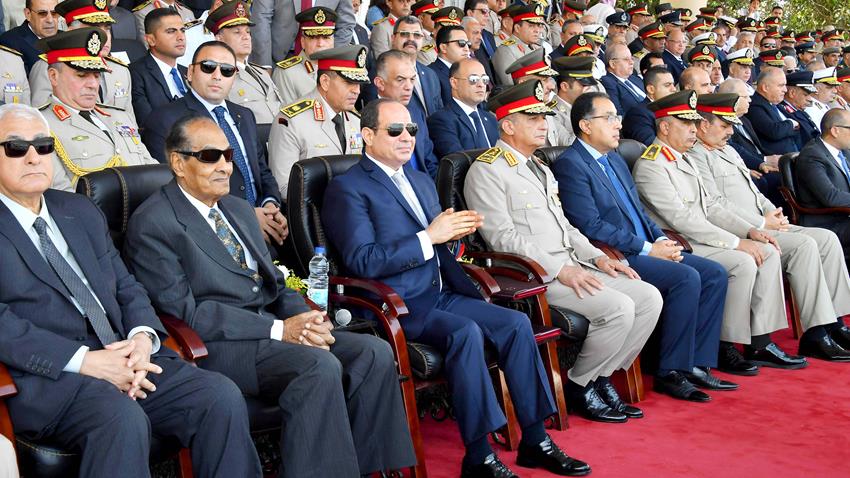 الرئيس عبد الفتاح السيسي يشهد حفل تخرج الكليات العسكرية بالكلية الحربية
