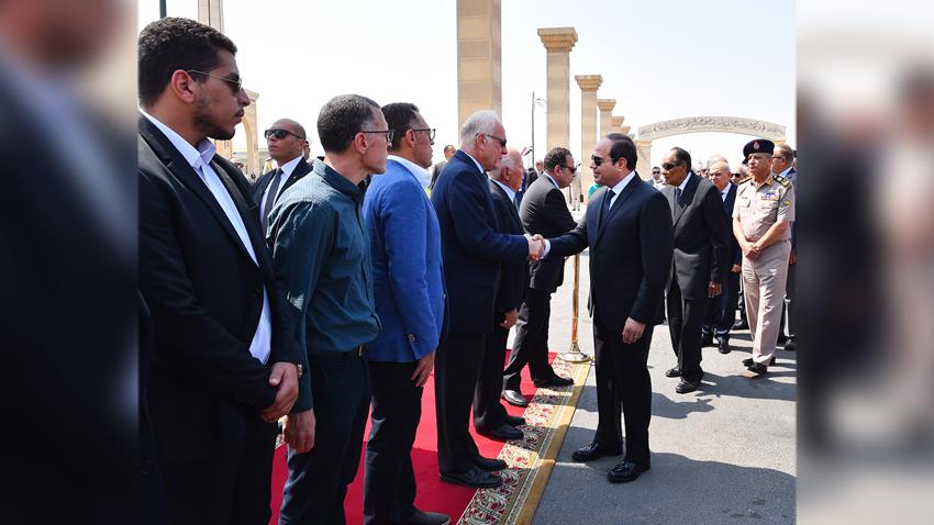 الرئيس عبد الفتاح السيسي يتقدم الجنازة العسكرية للفريق إبراهيم عبد الغفور العرابي