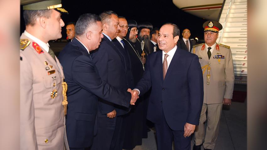 الرئيس عبد الفتاح السيسي يصل الى نيويورك للمشاركة في اجتماعات للجمعية العامة للأمم المتحدة