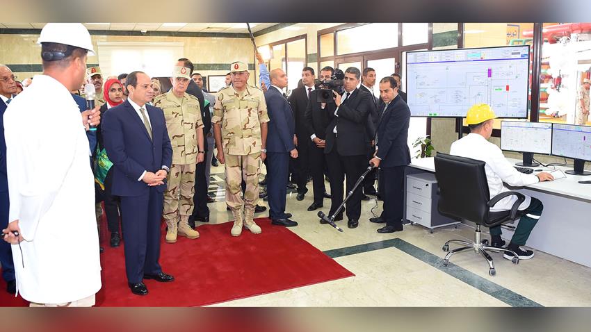 مصنع الغازات الطبية والصناعية ومصنع فوق اكسيد الهيدروجين الاول من نوعه بمصر