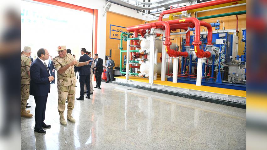 مصنع الغازات الطبية والصناعية ومصنع فوق اكسيد الهيدروجين الاول من نوعه بمصر