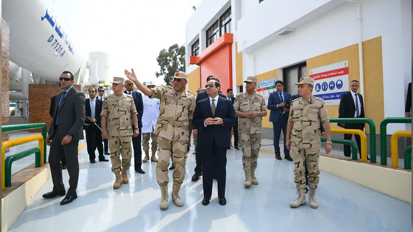 مصنع الغازات الطبية والصناعية ومصنع فوق اكسيد الهيدروجين الاول من نوعه بمصر