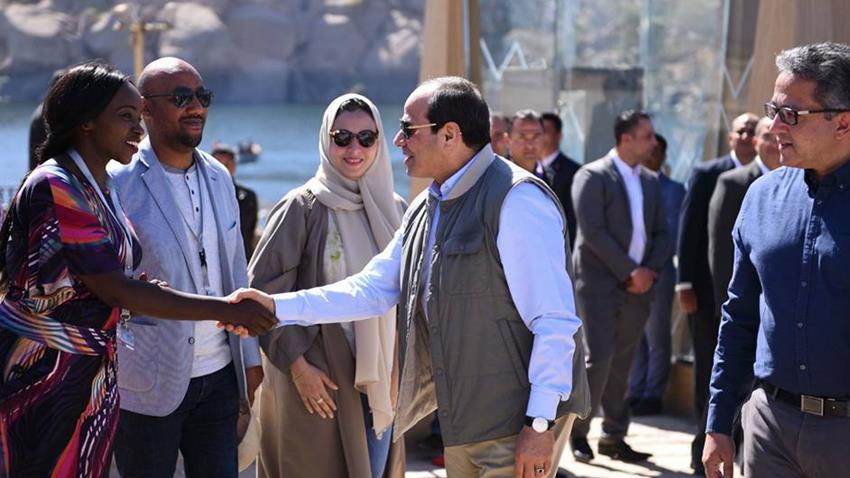 فعاليات ملتقى الشباب العربي والأفريقي في مدينة أسوان