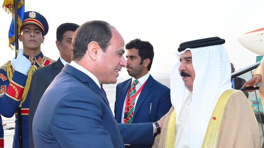 El-Sisi Receives King of Bahrain