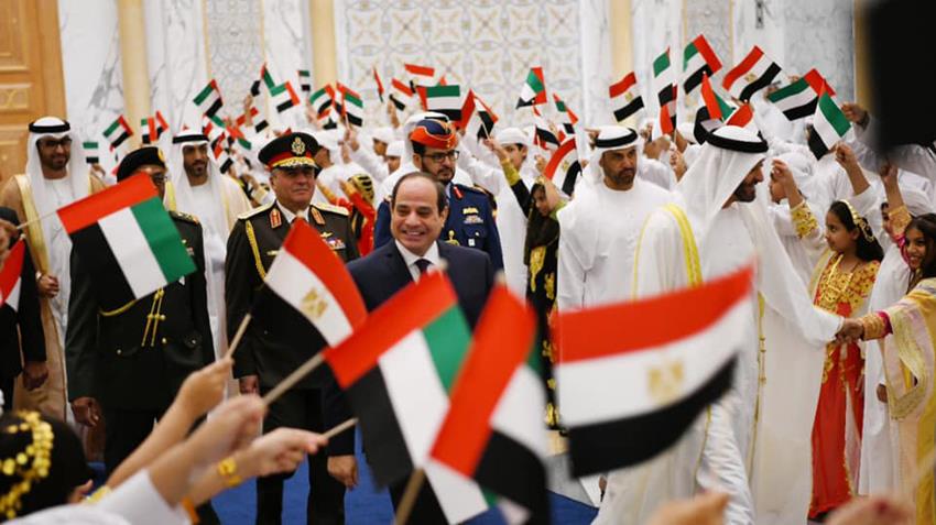الرئيس عبد الفتاح السيسي يلتقي صاحب السمو الشيخ محمد بن زايد آل نهيان