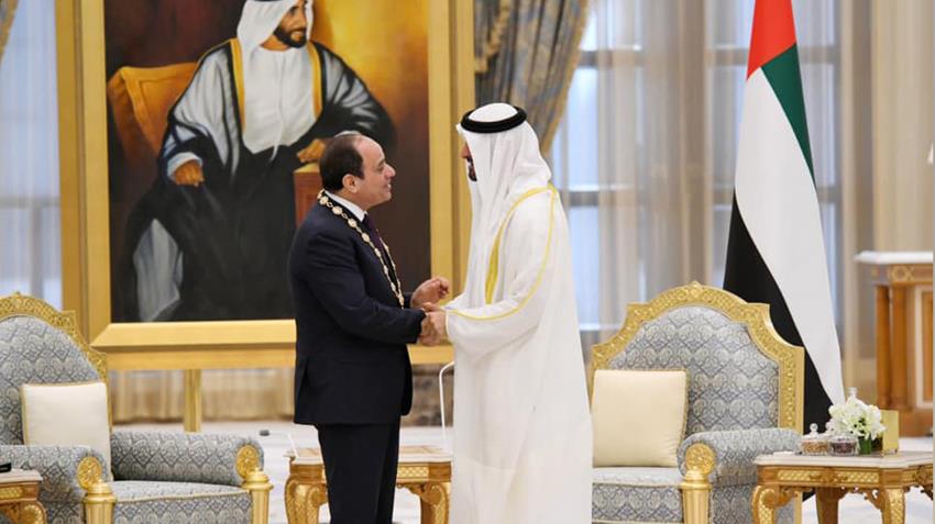 الرئيس عبد الفتاح السيسي يلتقي صاحب السمو الشيخ محمد بن زايد آل نهيان