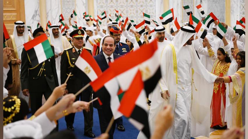 الرئيس عبد الفتاح السيسي يلتقي صاحب السمو الشيخ محمد بن زايد آل نهيان