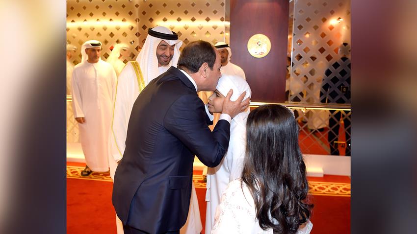 الرئيس عبد الفتاح السيسي يلتقي صاحب السمو الشيخ محمد بن زايد آل نهيان