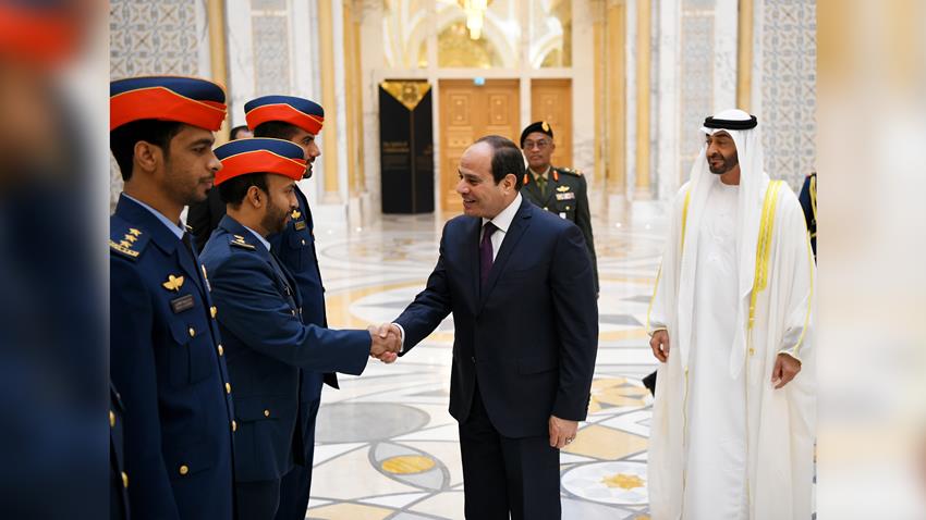 الرئيس عبد الفتاح السيسي يلتقي صاحب السمو الشيخ محمد بن زايد آل نهيان