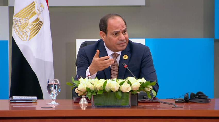 El-Sisi Takes Part in Session on Fostering Mediterranean Regional Cooperation