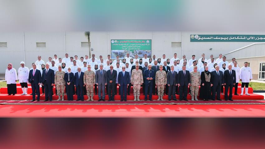 مشروعات قومية في مجال الإنتاج الحيواني المتكامل.
