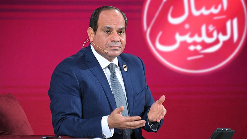 جلسة أسأل الرئيس بالمؤتمر السادس  للشباب