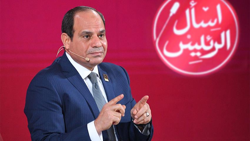 جلسة أسأل الرئيس بالمؤتمر السادس  للشباب