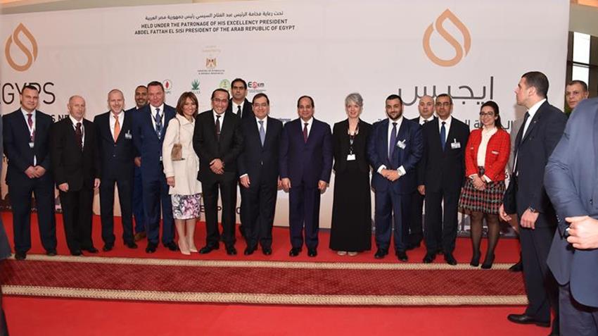 افتتح الرئيس عبد الفتاح السيسي صباح اليوم مؤتمر ومعرض مصر الدولي للبترول (إيجيبس 2017)