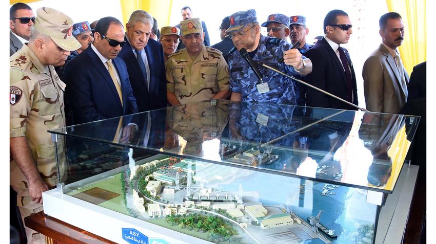 أعمال التطوير والتحديث لشركة ترسانة الإسكندرية