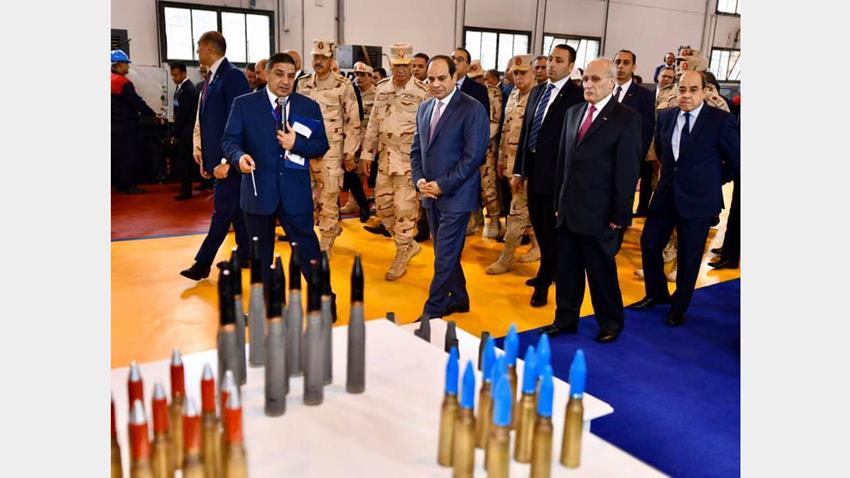 الرئيس عبد الفتاح السيسي يحضر افتتاح مصنع 300 الحربي  17/02/2020