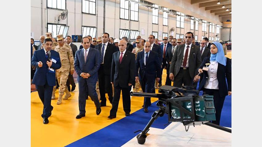 الرئيس عبد الفتاح السيسي يحضر افتتاح مصنع 300 الحربي  17/02/2020