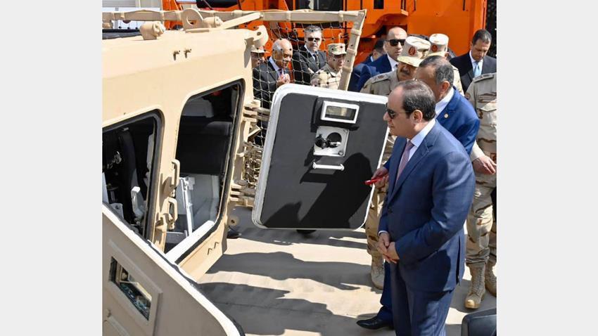 الرئيس عبد الفتاح السيسي يحضر افتتاح مصنع 300 الحربي  17/02/2020