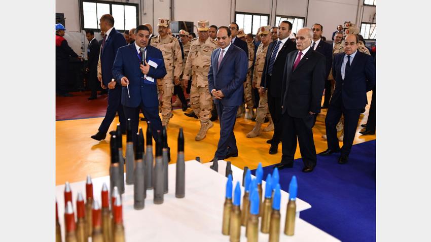 الرئيس عبد الفتاح السيسي يحضر افتتاح مصنع 300 الحربي  17/02/2020