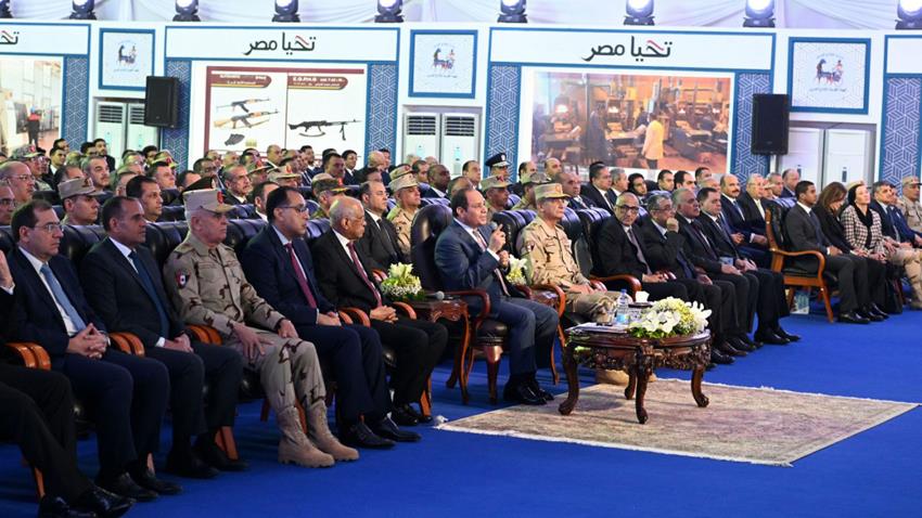 الرئيس عبد الفتاح السيسي يحضر افتتاح مصنع 300 الحربي  17/02/2020